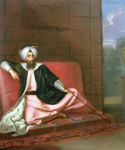 Ritratto di Mustapha Aga, emissario alla corte svedese, 1727